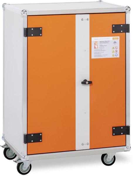 Armoire anti-feu batteries 8/10 Premium 230 V, roulettes
