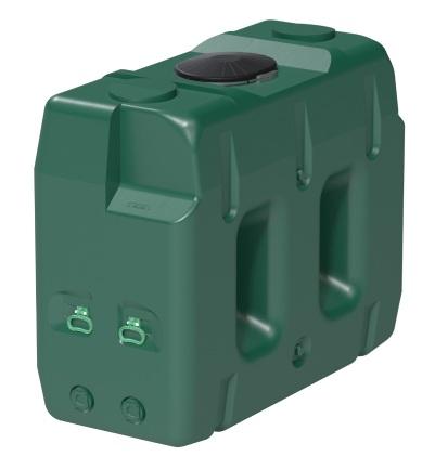 Cuve à eau rectangulaire en polyethylène verticale 2000 litres