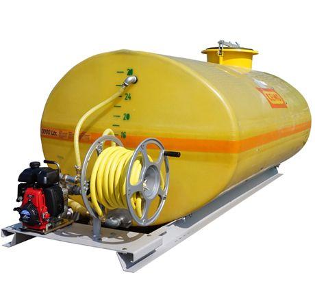 Cuve à eau polyester 2000 L avec motopompe sur plateau – RL DISTRIB
