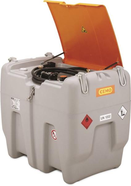 Cuve 620L gasoil avec pompe 18V batterie mobile
