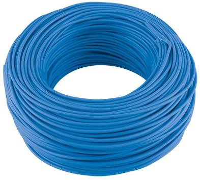 Couronne 100M Câble Monoconducteur 1mm² - Bleu