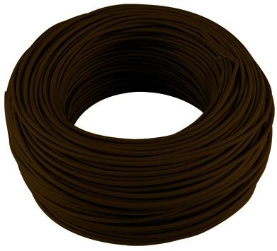 Couronne 100M Câble Monoconducteur 1mm² - Noir