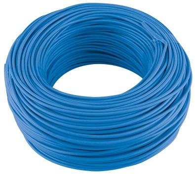 Couronne 100M Câble Monoconducteur 1,5 mm² - Bleu