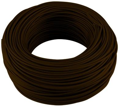 Couronne 100M Câble Monoconducteur 1,5 mm² - Noir