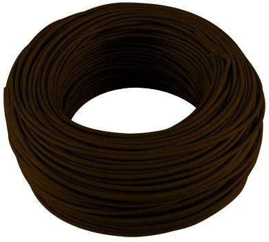 Couronne 100M Câble Monoconducteur 2,5 mm² - Noir