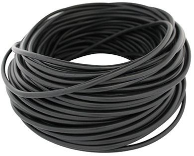 Câble électrique 3 x 1 mm² Noir - 50 mètres