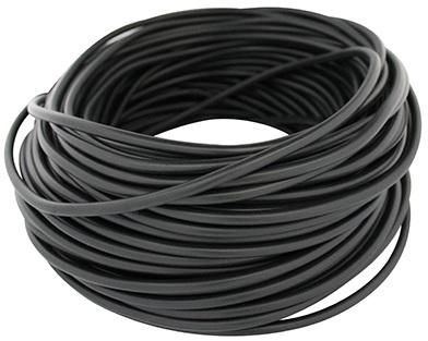 Câble électrique 2 x 2.5 mm² Noir - 50 mètres