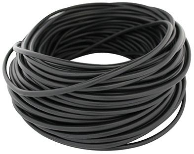 Câble électrique 5 X 1 mm² Noir - 50 mètres