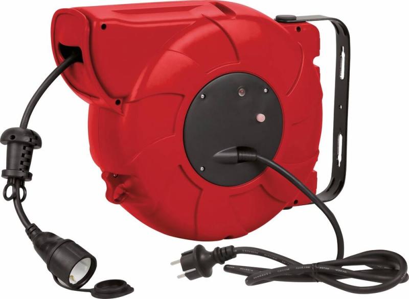 Enrouleur électrique automatique 15m - 3G2,5mm² - 230V - DRAKKAR