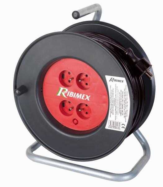 Enrouleur câble électrique 3100 W - 25 Mètres - Ribimex