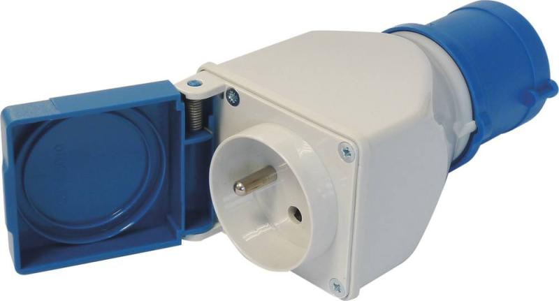 Adaptateur Compact Fiche Mâle CE17 avec Prise Femelle