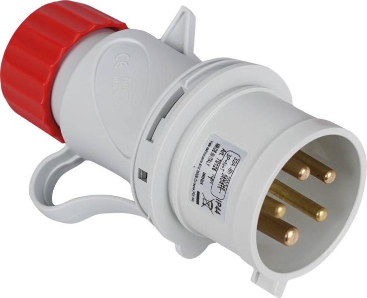 Fiche Mâle 5 Broches 3P+N+T 400V 32A - FANTON