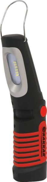 Baladeuse d'atelier LED 300 lumens articulée rechargeable - Drakkar