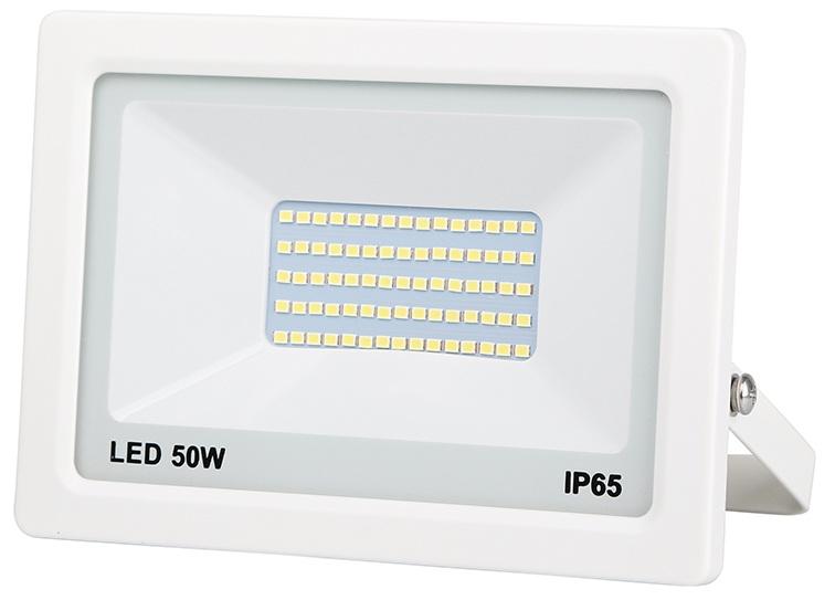 Projecteur LED Extra Plat Blanc 50W 4000LM - Lumitrack