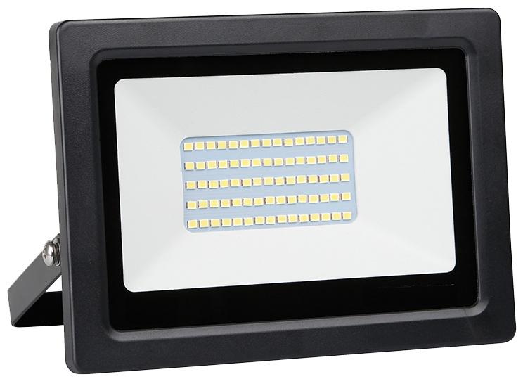 Projecteur LED Extra Plat Noir 50W 4000LM - Lumitrack