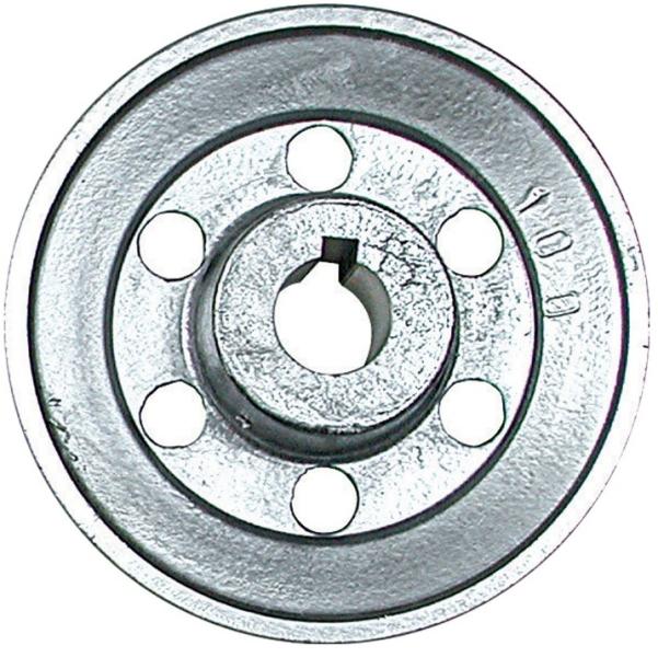 Poulie Aluminium 120 mm - Axe Ø 28 mm