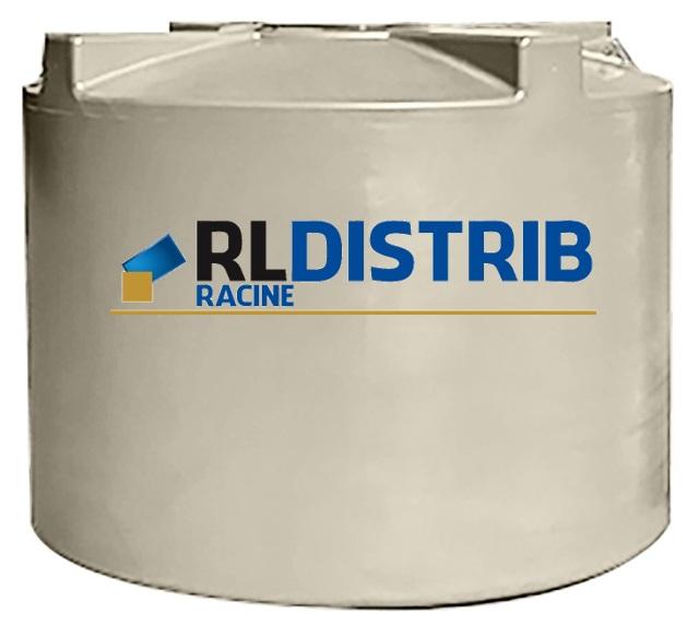 Cuve à Eau 4000L Cylindrique Verticale Hors Sol