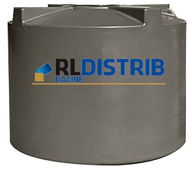 Cuve à Eau 4000 L Verticale Hors Sol – Taupe