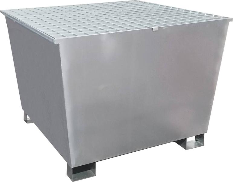 Bac rétention 1000 L acier 1 IBC Drakkar