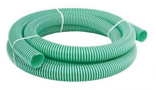 Tuyau annelé PVC vert translucide Ø38 mm – 5 m