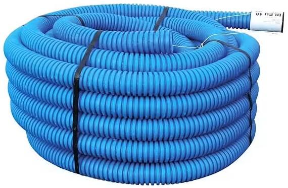 Gaine TPC bleue Ø40 mm – Couronne 15 m