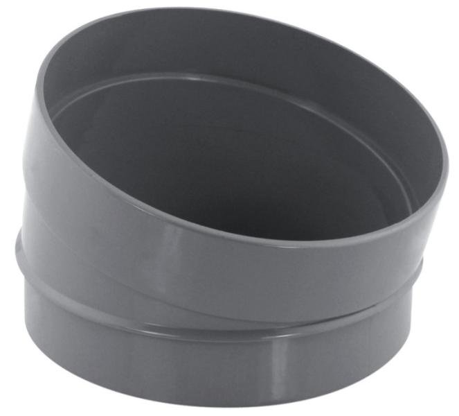 Coude PVC évacuation 15° MF Ø100 performant