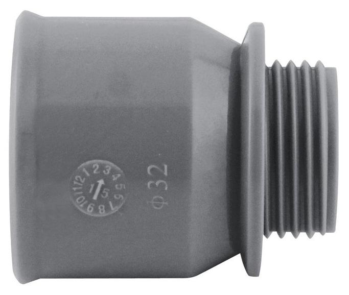 Manchette PVC évacuation Ø40 à visser haute performance