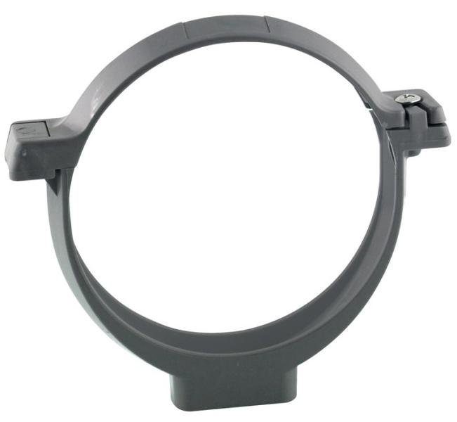 Collier fixation charnière PVC évacuation Ø32