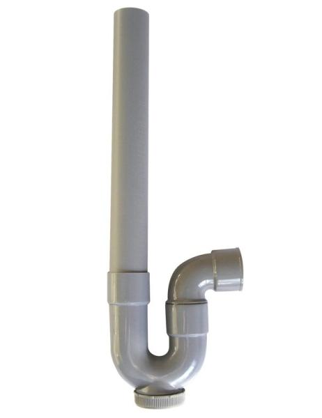 Siphon machine à laver Ø40 sortie horizontale