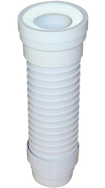 Pipe WC souple 57 cm rénovation Ø85-107 mm