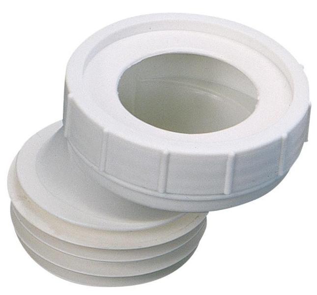 Pipe WC droite adaptable Ø90-110 en PPL copolymère