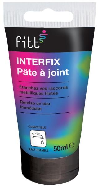 Pâte à joint Interfix 50ml étanchéité raccords filetés