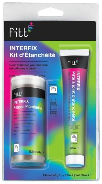 Kit étanchéité Interfix filasse 40g + pâte 50ml