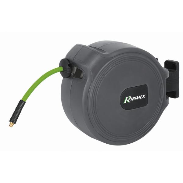 Dévidoir automatique 15 m RIBIMEX pivotant 180°