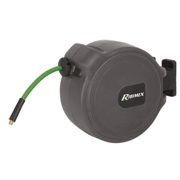 Dévidoir automatique 20 m RIBIMEX PVC rotatif