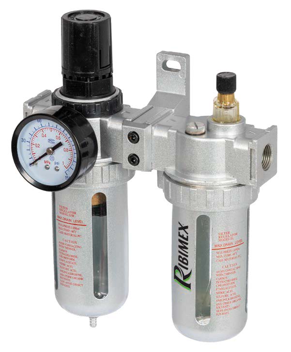 Filtre régulateur lubrificateur air comprimé 1/4