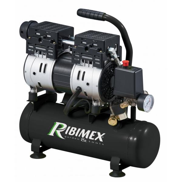 Compresseur silencieux 1 CV cuve 6L Ribimex