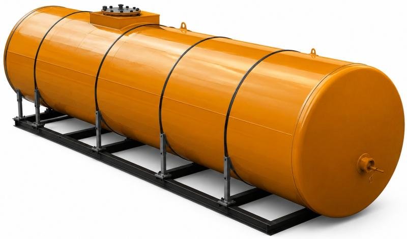 Cuve enterrée double paroi 25000L GNR Fioul Gasoil