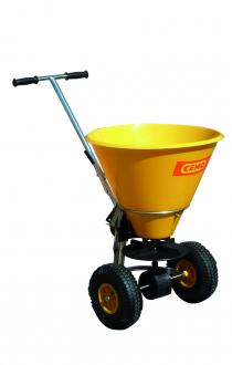 Epandeur à sel 50 litres sur roulettes