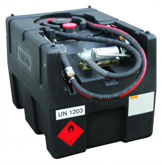 Cuve de transport Essence 190 litres avec pompe à mains