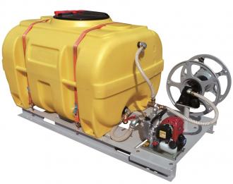 Cuve d'arrosage CEMO avec motopompe - 600 litres