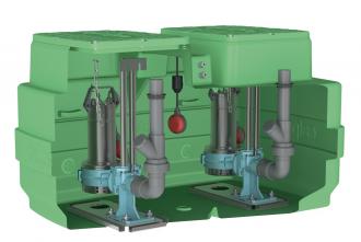 Poste de relevage Calpeda 500 litres - CAL500 2GQRM10 32-12 PA