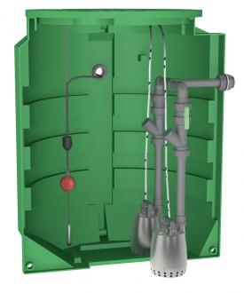 Poste relevage Calidouble 1200 2GXRM 10-9 V2E - Calpeda