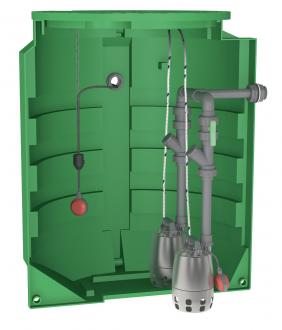 Poste relevage Calidouble 1200 2GXVM 25-6 V2E - Calpeda