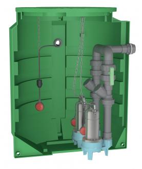 Poste relevage Calepda - CALIDOUBLE 2000 2GQSM 50-8