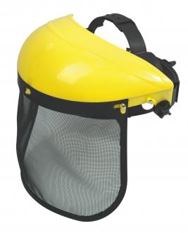Visière de protection : Nylon grillagé