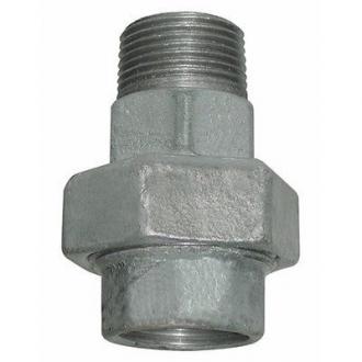 Raccord union Mâle femelle galvanisé : 26/34
