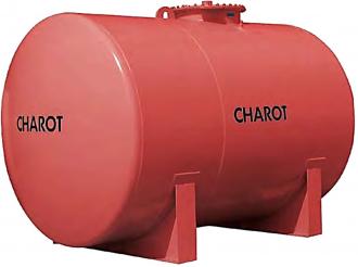 Cuve gasoil, GNR, Fioul en acier simple paroi 3000 litres