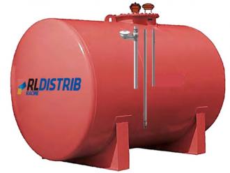 Cuve acier 5000L gasoil GNR fioul équipée hors sol