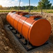 Cuve huiles usagées acier à enterrer